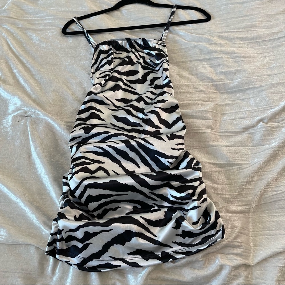 Motel rocks zebra mini dress